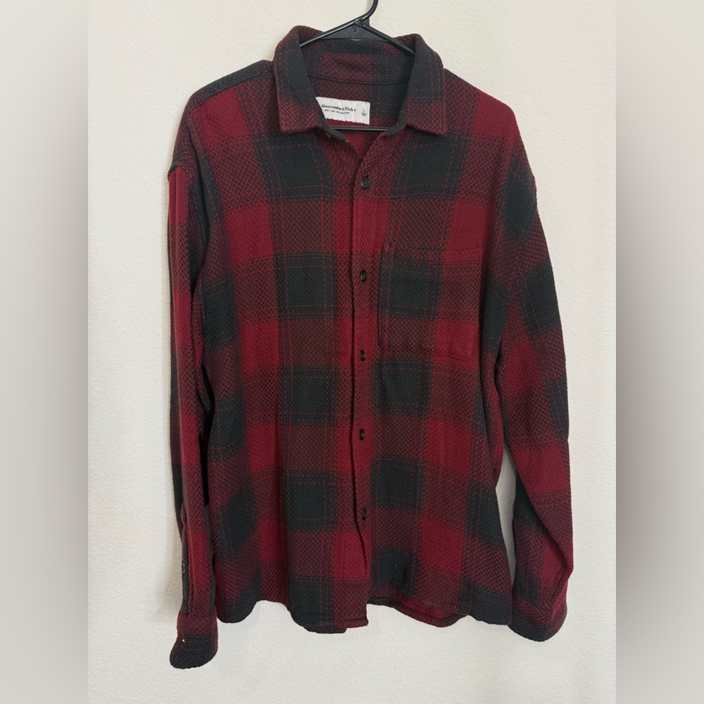 ABERCROMBIE & FITCH SOFT plaid button down flannel